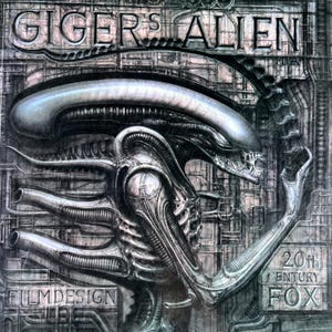 Vintage Book H.R. GIGER Alien Film Design 20th Century Fox Classic