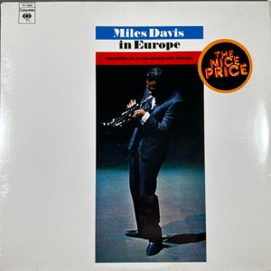 Klassisches SEALED Jazz Vinyl MILES DAVIS In Europe Schallplatten Album Live 60s Bop Tony Williams Still Sealed ! Vintage Jazz Album L@@K !