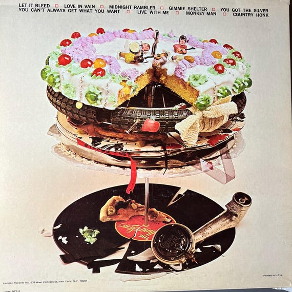 Vintage Vinyl ROLLING STONES Let It Bleed Record Album London