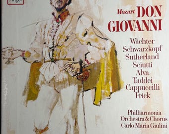Vintage Opera Vinyl Mozart DON GIOVANNI Record Album Set Still SEALED ! Orchestra Chorus Classic L@@K !
