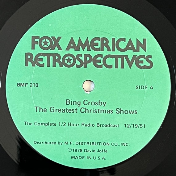 Vinile classico BING CROSBY I più grandi spettacoli di Natale