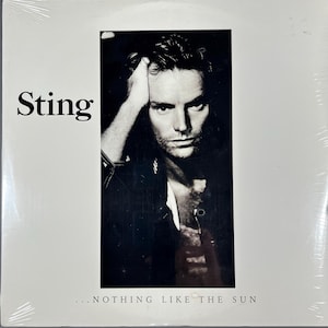 Vintage SEALED &#39;87 Vinyl STING Nothing Like The Sun Double Record Album Set 80s Classic Pop Rock POLICE Still Sealed L@@K !