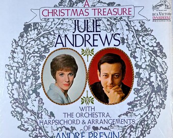 Vintage Holiday Vinyl JULIE ANDREWS A Christmas Treasure Record