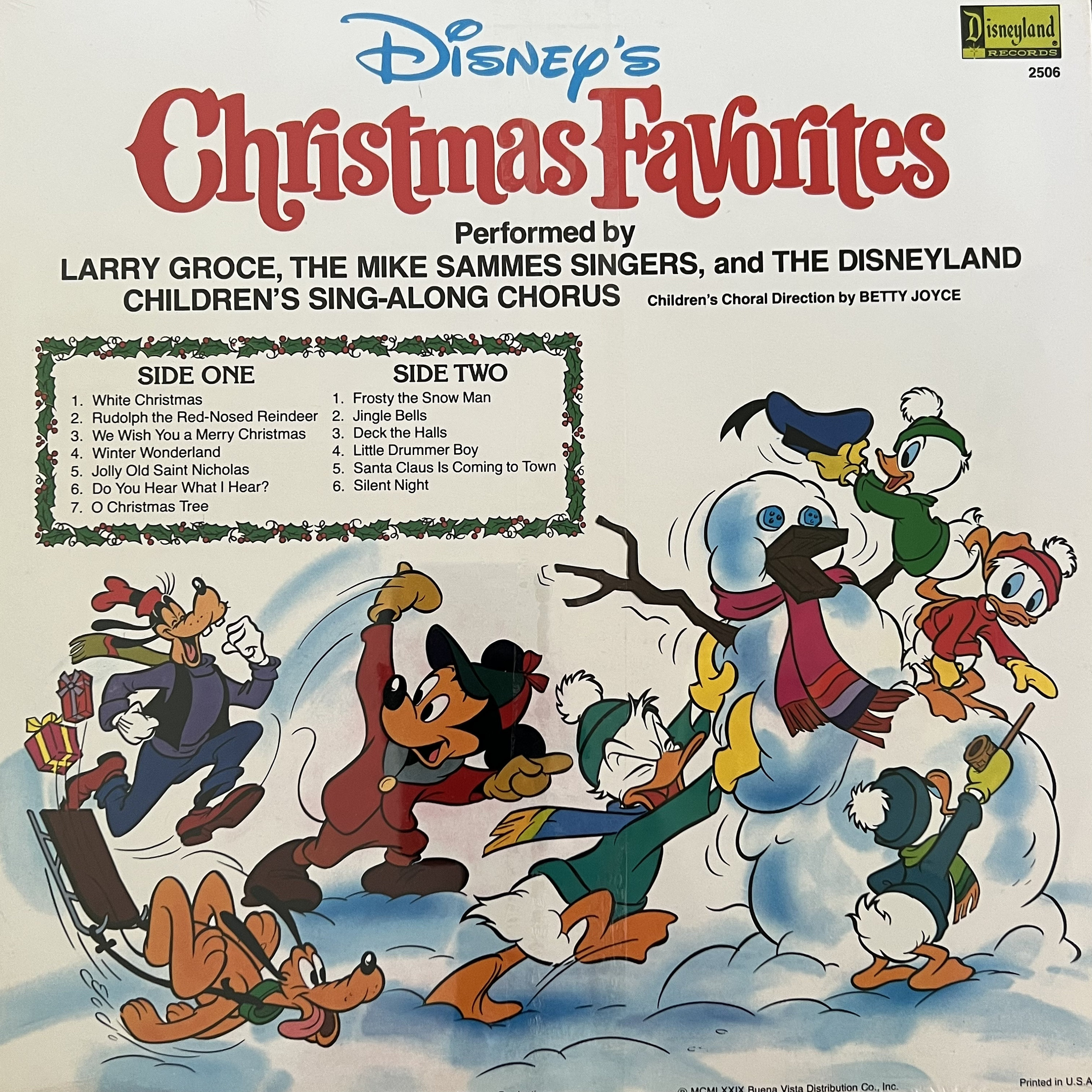 Vintage SEALED Disney Christmas Favorites Record Album Classic 70s
