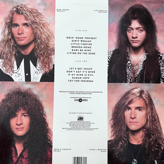 Napier controller glemme Rare Original '89 Hair Metal Vinyl WHITE LION Big Game - Etsy