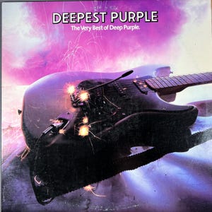 Vintage Vinyl DEEP PURPLE The Very Best Of Deepest Purple Record Album Classic 70s Rock Smoke On The Water Ritchie Blackmore L@@K !