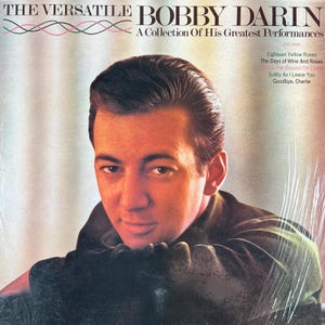 Vintage SEALED Vinyl The Versatile BOBBY DARIN Record Album Classic Original 60s Pop Crooner Vocals Capitol Records U.K. Pressing 80s L@@K !