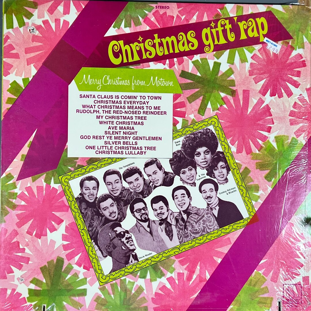 Vintage Holiday Vinyl MOTOWN Christmas Gift Rap Record Album 60s