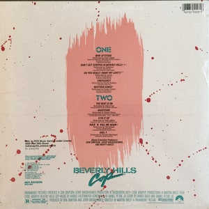 Original '84 Soundtrack Vinyl Beverly Hills Cop Record Album 80s Still SEALED Vintage AXEL F Eddie Murphy Classic Eighties LK image 2