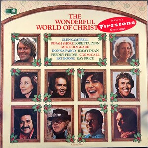 Classic SEALED Vinyl The Wonderful World of Christmas Vintage 70s GLEN CAMPBELL Dinah Shore Merle Haggard Country Holiday Music L@@K !