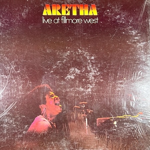Original &#39;71 ARETHA FRANKLIN Live At Fillmore West Record Album Classic 70s Soul Vinyl Gatefold w/ Insert ! Ray Charles RESPECT 60s Vintage