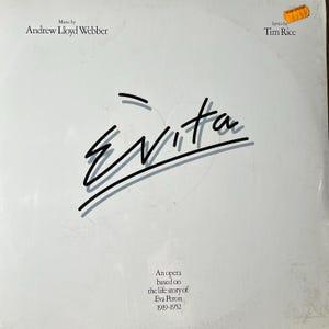 Vintage &#39;76 SEALED Vinyl EVITA Opera Record Album Andrew Lloyd Webber Tim Rice 70s Classic Argentina Theatre Broadway Original L@@K !