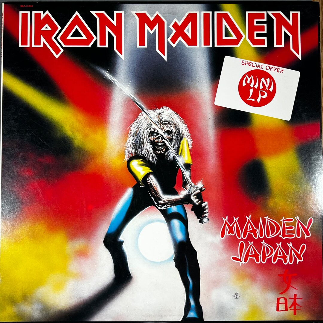Original '81 IRON MAIDEN Maiden Japan E.P. Vintage 80s Heavy Metal
