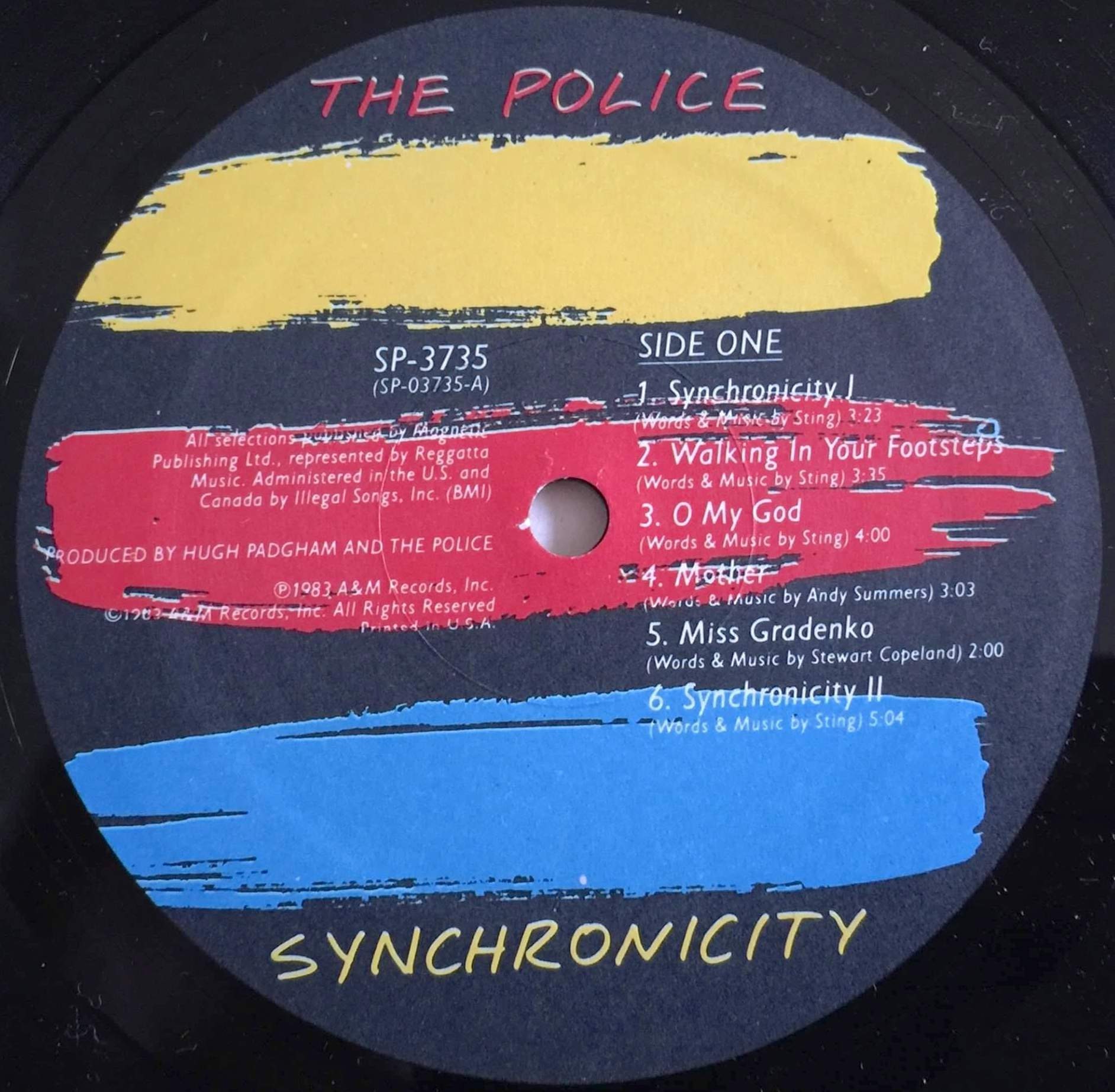 ヴィンテージ '83 ビニール The POLICE Synchronicity レコード