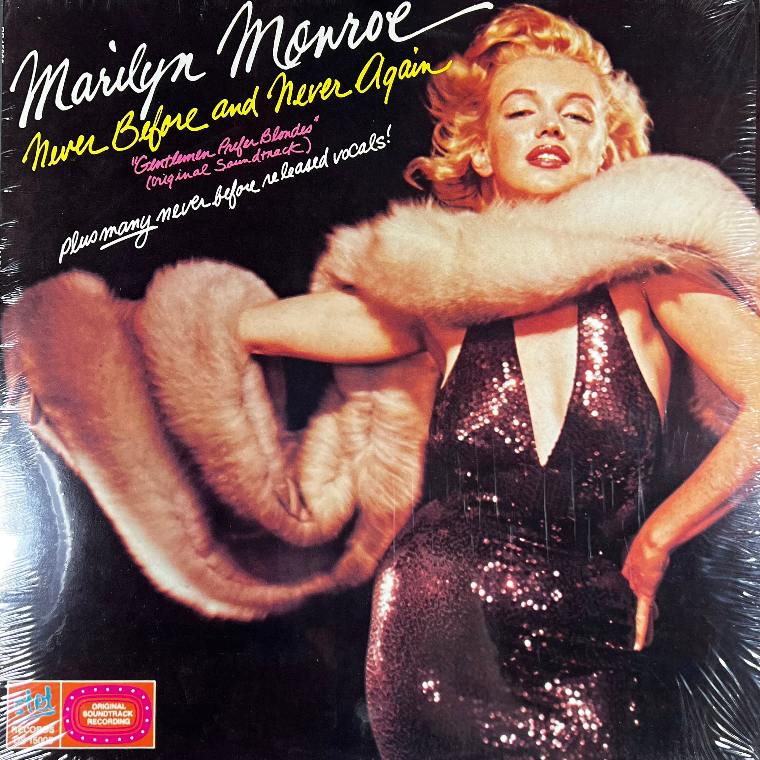 Vintage Vinyl MARILYN MONROE Never Before and Never Again