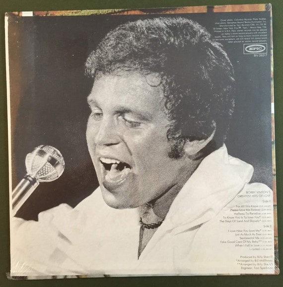 Bobby Vinton - Tell Me Why Lyrics and Tracklist