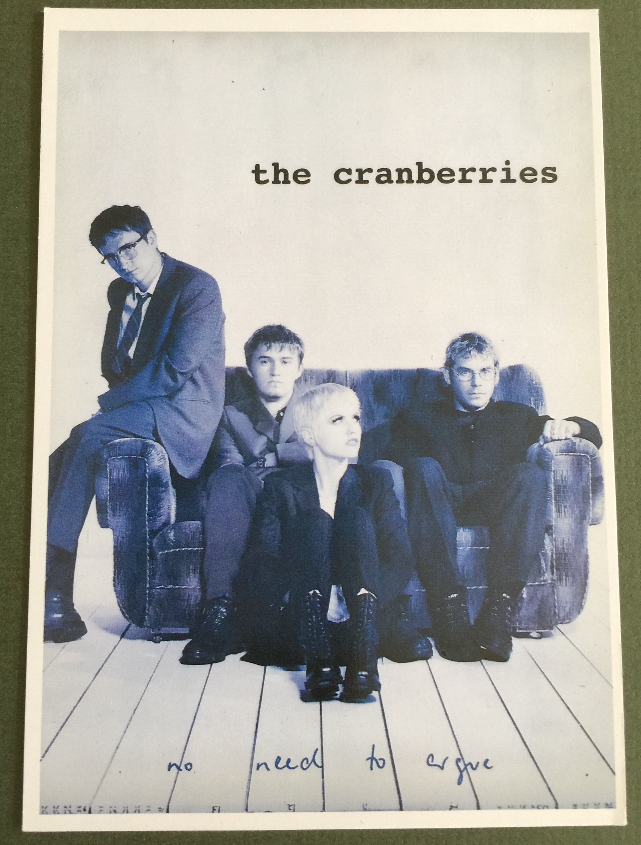 The Cranberries VINTAGE 90s Postcard Dolores O'riordan No - Etsy