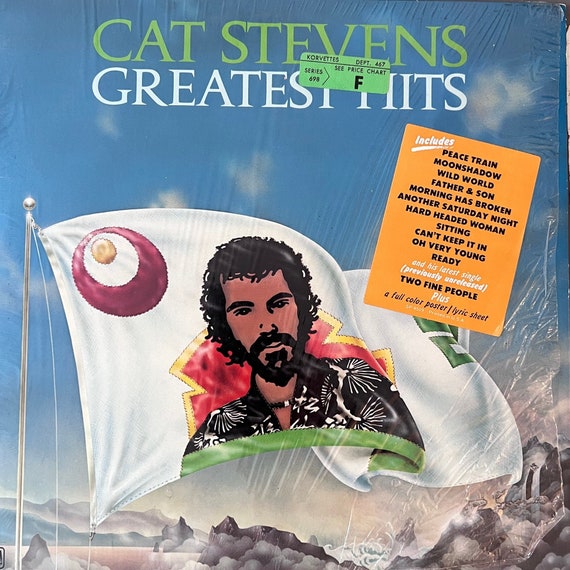 Vintage '75 Vinyl CAT STEVENS Greatest Hits Record Album