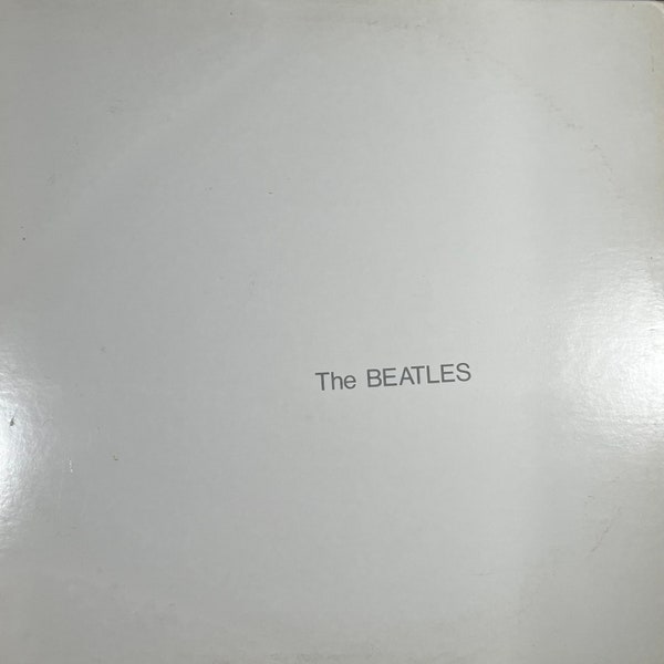 Vintage Vinyl The BEATLES White Album Double Record Album '68 Lennon McCartney Harrison w/ POSTER + PHOTOS ! Near Mint Classic L@@K ! 60s