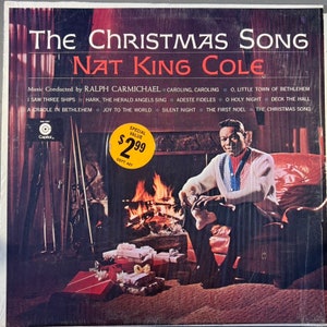 Classic Holiday Vinyl NAT KING COLE The Christmas Song Record Album Vintage Capitol Jazz Pop Crooner Holidays Near Mint ! In Shrink ! L@@K !