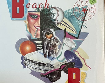 Original SEALED '86 Vinyl BEACH BOYS Made In U.S.A. Record Album Classic 60s Surf Pop Music Rock and Roll Brian Wilson Pet Sounds L@@K !