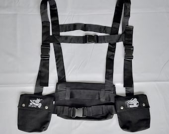 Zen Teufel - Die Schlacht Geschirr Taschen Riemen Gürteltasche Samurai Ninja Taktische Techwear Warcore Darkwear Cyberpunk