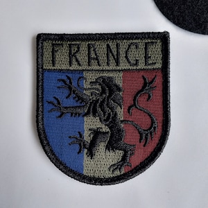 Ecusson Velcro Scratch Patch France Police - Patch Velcro pour