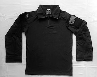 Zen Devils - The Under Body Armor Combat Shirt UBACS [black] Tactical Top Techwear Warcore Darkwear Tacticool Ripstop Skull