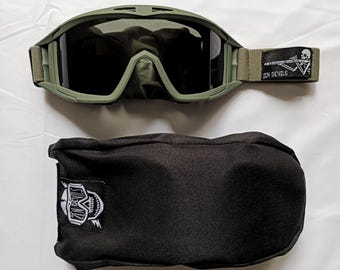 Zen Devils - The Ashes Storm Goggles [army green] Tactical Tacticool Techwear Military Ballistic Protective UV Airsoft Shooting Snow Glasses