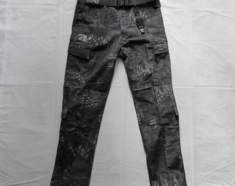Zen Devils - The Combat Uniform Pants [black python] ACU RipStop Belt Techwear Tactical Military