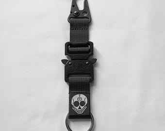 Zen Devils - The Quick-Release Keychain Metal Carabiner Hook Darkwear Techwear Tactical Cyberpunk