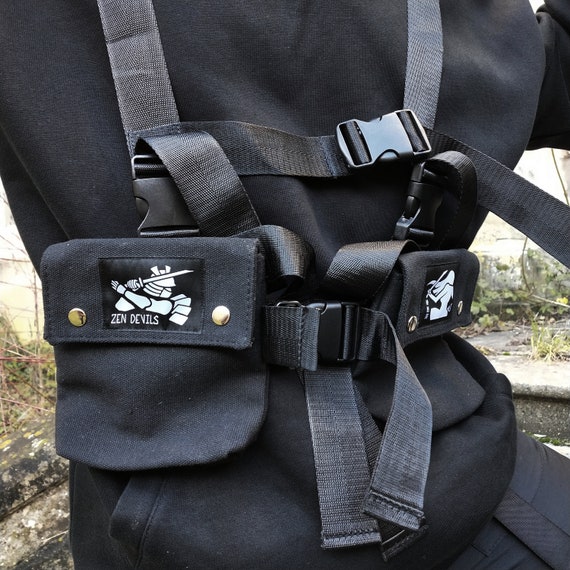 Zen Devils - the Battle Harness Bags Straps Waist Bag Samurai