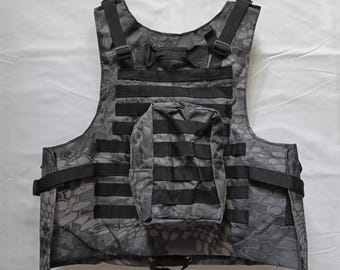 Zen Devils - the Trench Tactical Vest [black Python] Plate Carrier