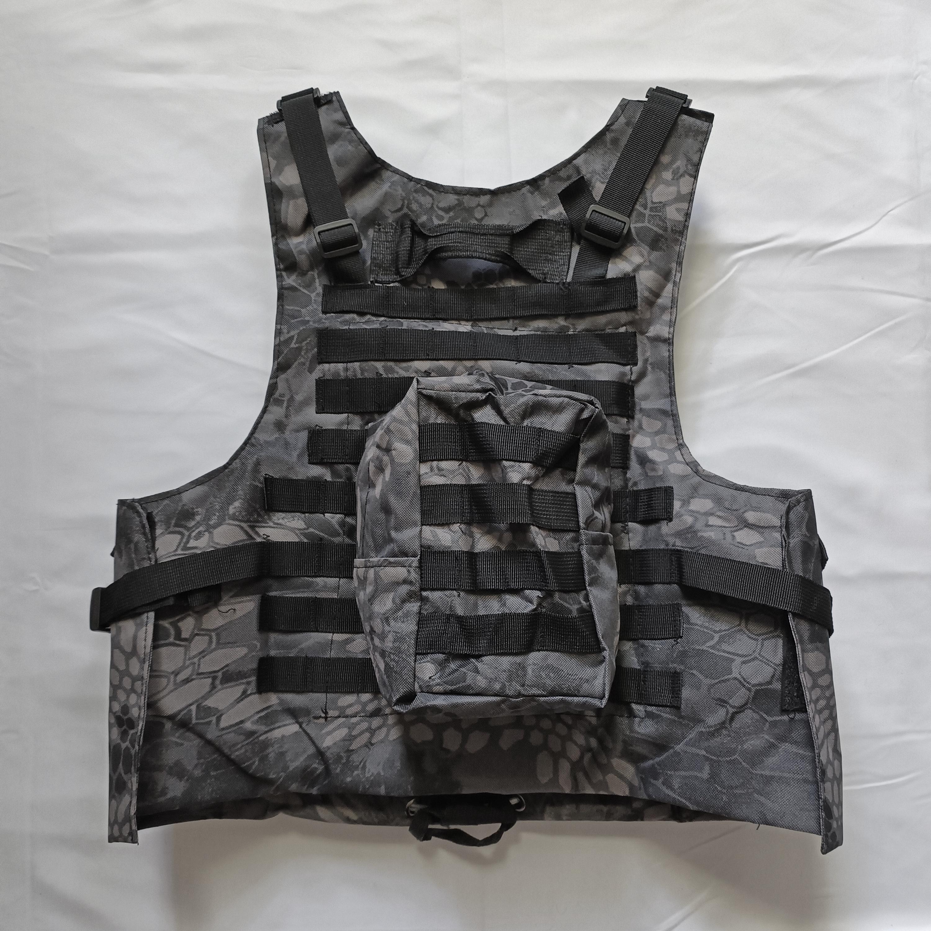 Zen Devils - the Trench Tactical Vest [black Python] Plate Carrier