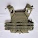 Gilet Tactique Zen Devils - Vert Army - Style Warcore Techwear - Neuf Avec étiquettes