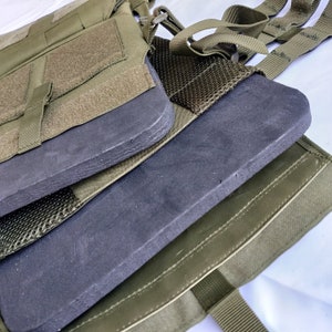 Gilet Tactique Zen Devils - Style Warcore, Noir, Taille Unique, Avec Attaches MOLLE Et Fermeture Autoagrippante