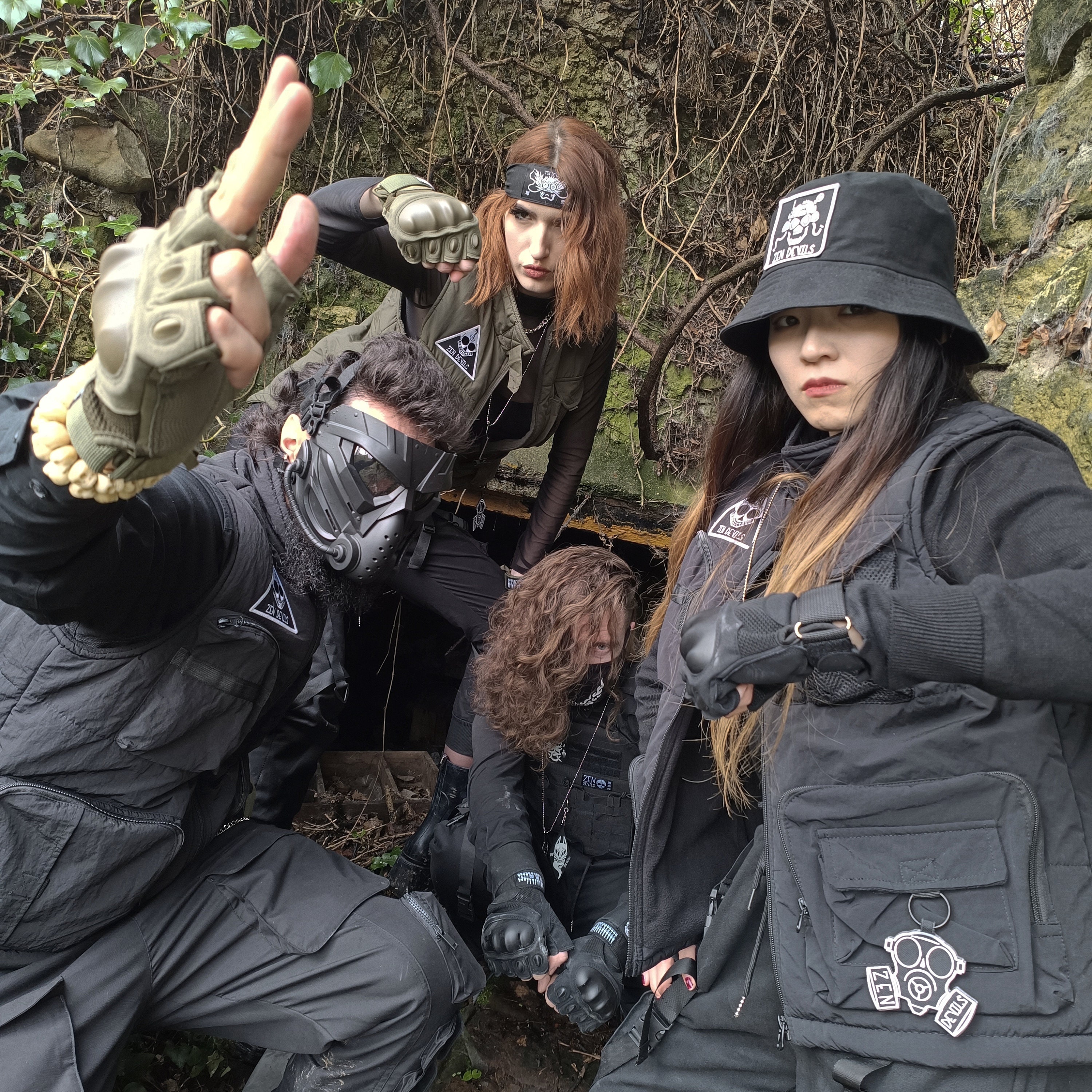 Zen Devils - the Shinobi Flak Vest [black] Techwear Warcore