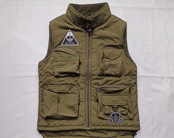 Zen Devils - The Flak Vest [army green] Techwear Warcore Darkwear Tacticool Tactical Gear Military Army Urban Ninja Jacket