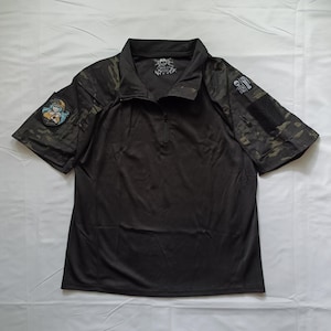 Zen Devils - Das Kurzarm-Kampfshirt UBACS [dark multicam] Taktisches T-Shirt Techwear Ripstop-Oberteil
