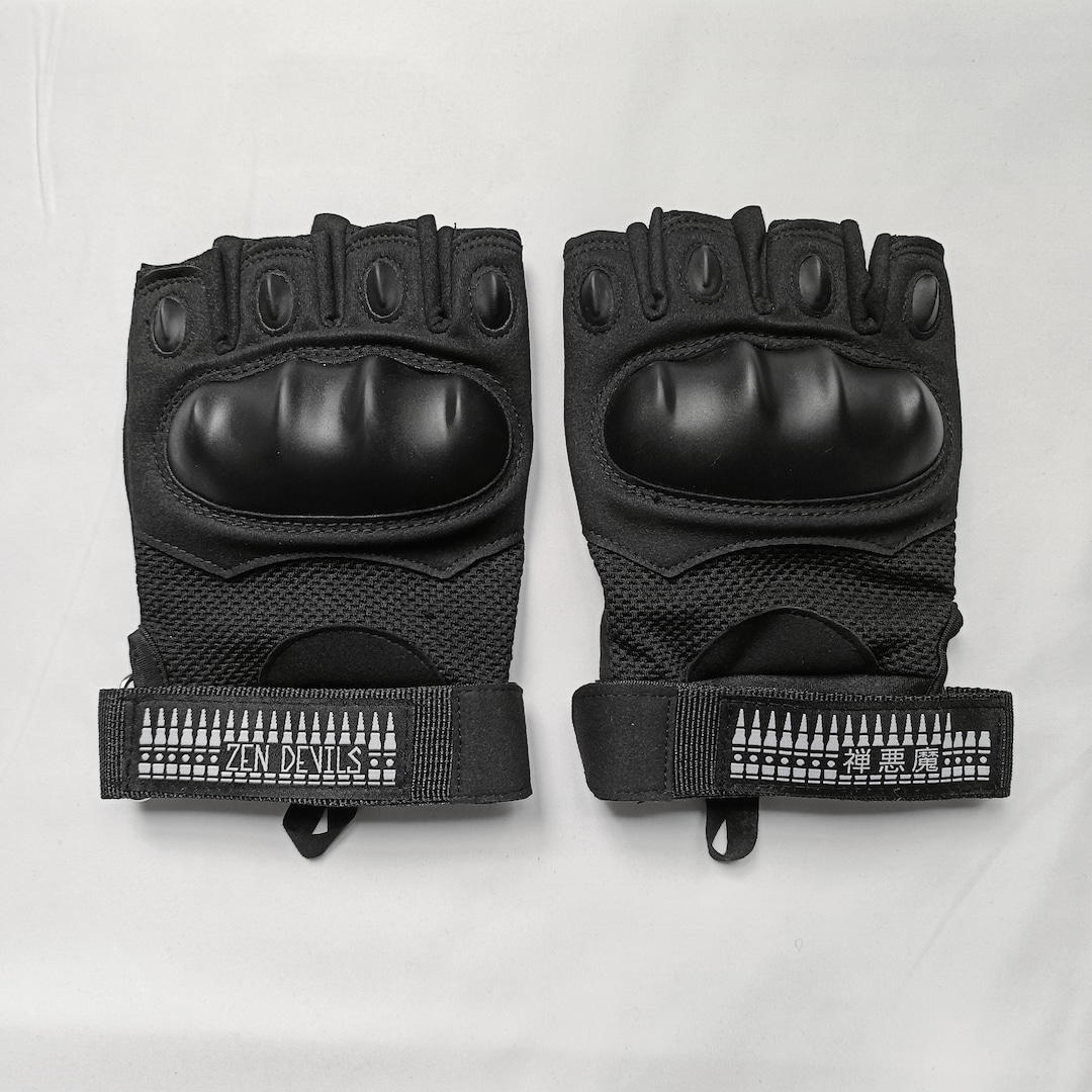 Zen Devils - the Machine Gun Gloves [black] Techwear Warcore Darkwear ...