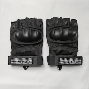 Gants Tactiques Zen Devils Style Techwear - Noir - Unisexe Adulte - Neuf Avec étiquettes