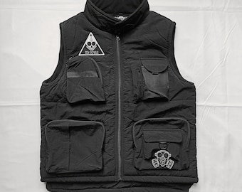 Zen Devils - The Shinobi Flak Vest [noir] Techwear Warcore Darkwear Tacticool Tactical Gear Military Army Urban Ninja Jacket