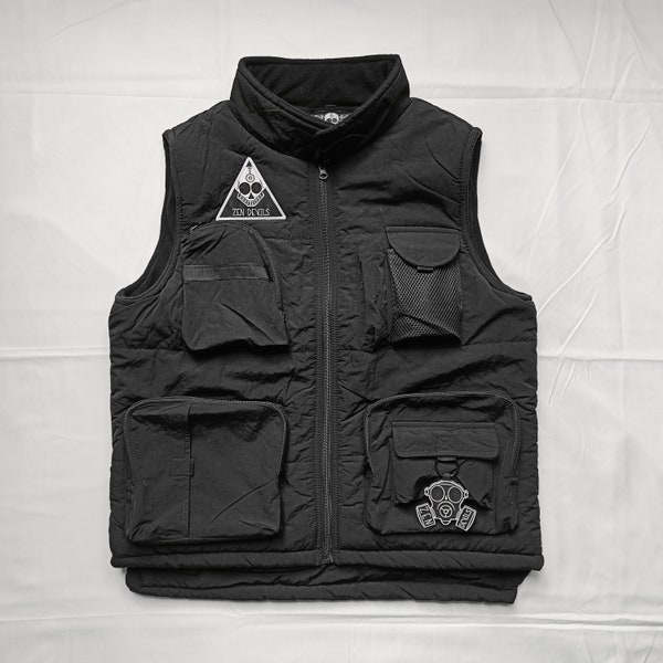 Zen Devils - The Shinobi Flak Vest [black] Techwear Warcore Darkwear Tacticool Tactical Gear Military Army Urban Ninja Jacket