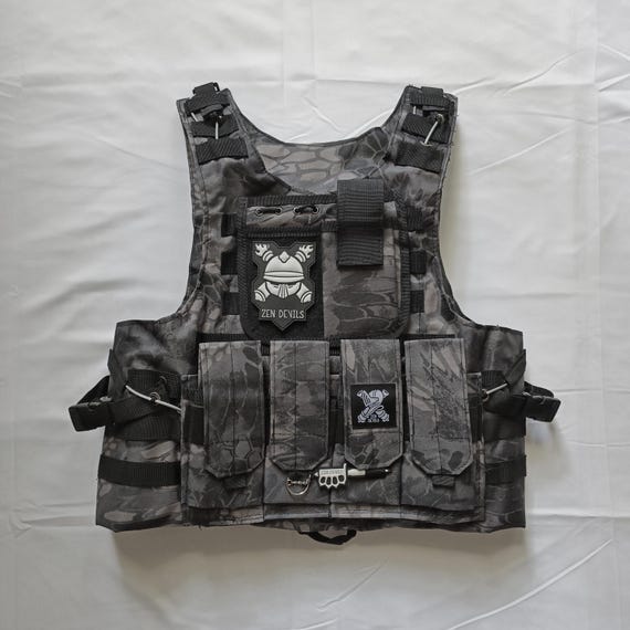 Zen Devils - the Trench Tactical Vest [black Python] Plate Carrier