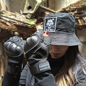 Zen Devils Gants The Machine Gun noir Techwear Warcore Darkwear Tacticool Tactical Gear Mitaines militaires image 8