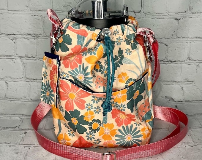 Personalized Water Bottle Sling Bag: Phone & Wallet Holder