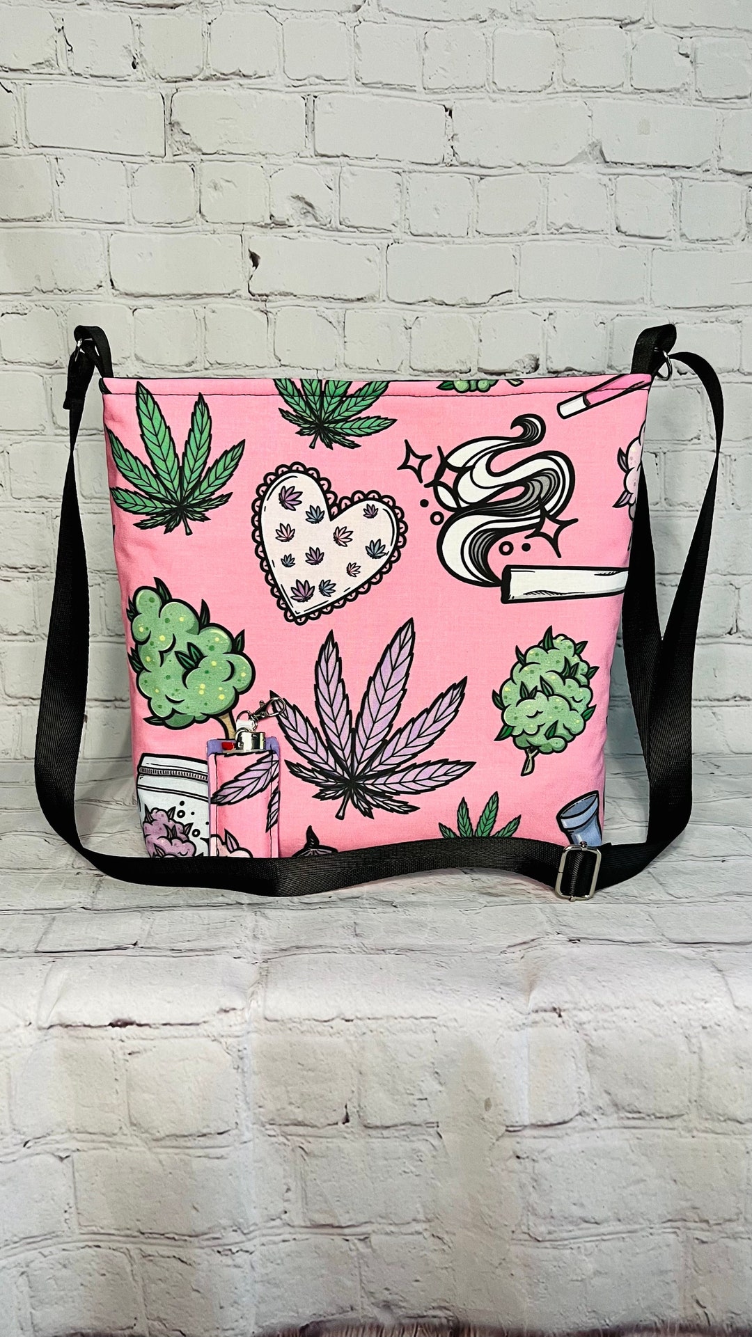 Weed Bag, Marijuana Purse, Cannabis Bag, Crossbody Purse, Smoke
