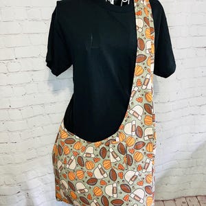Football Purse, Crossbody Purse, Bohemian Purse, Messenger Bag,