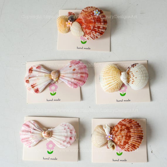 Mermaid-core Seashell Hair Pin Handcraft Mermaid Seashell  display picture 3