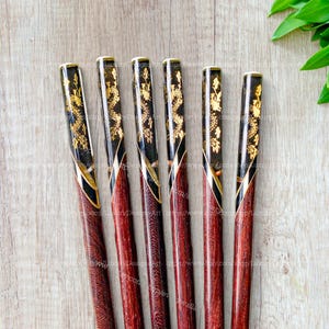 Lasting, Peaceful and Prosperous Engraved Name Chopstick Fish Bamboo Dragon Handmade Personalized Wooden Chopstick Christmas Gift Reuse Safe